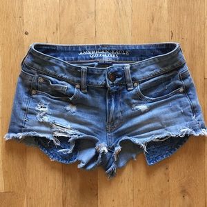 American eagle jean shorts